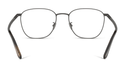 Shop GIORGIO ARMANI Square Eyeglasses in Brushed Gunmetal online.