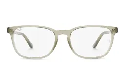 Shop Ray-Ban Unisex Pillow Eyeglasses in Green online.