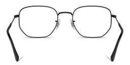 Shop Ray-Ban Optics Unisex Irregular Eyeglasses in Black online.