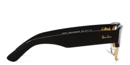Shop Ray-Ban Mega Clubmaster Unisex Square Eyeglasses in Black online.