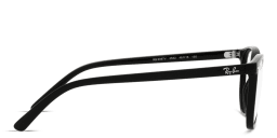 Shop Ray-Ban Junior Elliot Kids Irregular Eyeglasses in Black online.