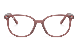 Shop Ray-Ban Junior Elliot Kids Irregular Eyeglasses in Opal Pink online.