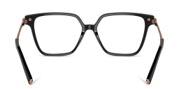 Shop TIFFANY Square Eyeglasses in Black online.