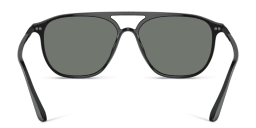 Shop GIORGIO ARMANI Pilot Sunglasses in Black online.