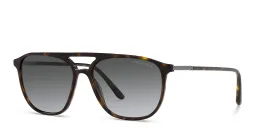 Shop GIORGIO ARMANI Pilot Sunglasses in Havana online.