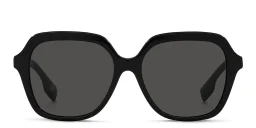 Shop BURBERRY Square Sunglasses in Black online.