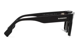 Shop BURBERRY Square Sunglasses in Black online.