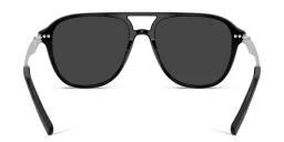 Shop BVLGARI Pilot Sunglasses in Black online.