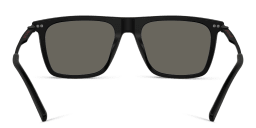 Shop BVLGARI Square Sunglasses in Matte Black online.