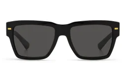 Shop Dolce & Gabbana Square Sunglasses in Black online.