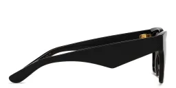 Shop Dolce & Gabbana Butterfly Sunglasses in Black online.