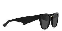 Shop Dolce & Gabbana Butterfly Sunglasses in Black online.