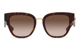 Shop Dolce & Gabbana Butterfly Sunglasses in Havana online.