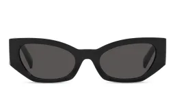 Shop Dolce & Gabbana Cat-Eye Sunglasses in Black online.