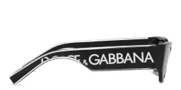 Shop Dolce & Gabbana Cat-Eye Sunglasses in Black online.