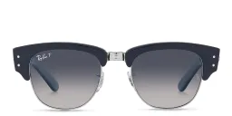 Shop Ray-Ban Mega Clubmaster Unisex Square Sunglasses in Blue online.