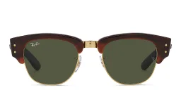 Shop Ray-Ban Mega Clubmaster Unisex Square Sunglasses in Havana online.