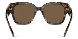 Shop VERSACE Medusa Pillow Sunglasses in Havana online.