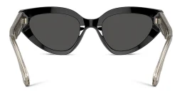 Shop BVLGARI Cat-Eye Sunglasses in Black online.