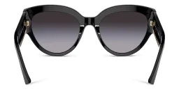 Shop BVLGARI Butterfly Sunglasses in Black online.