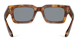 Shop GIORGIO ARMANI Rectangle Sunglasses in Havana online.