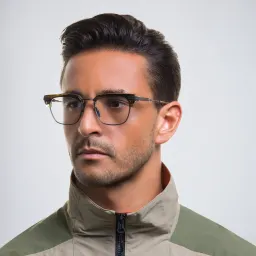 Shop AKONI Irregular Eyeglasses in Black online.