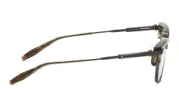 Shop AKONI Irregular Eyeglasses in Black online.
