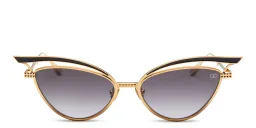 Shop VALENTINO Cat-Eye Sunglasses in Black online.