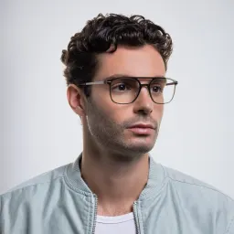 Shop Silhouette Rectangle Eyeglasses in Black online.