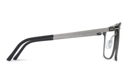 Shop Silhouette Rectangle Eyeglasses in Black online.