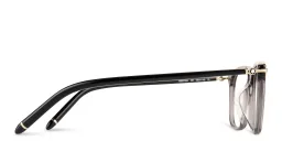 Shop MONTBLANC Rectangle Eyeglasses in Grey online.