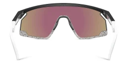 Shop Oakley BXTR Unisex Half-Rim Mask Sunglasses in Matte Black online.
