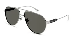 Shop GUCCI Aviator Sunglasses in Silver online.