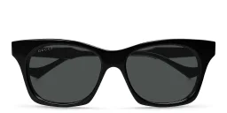 Shop GUCCI Cat-Eye Sunglasses in Black online.