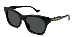 Shop GUCCI Cat-Eye Sunglasses in Black online.