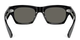 Shop OLIVER PEOPLES Rectangle Sunglasses in Black online.