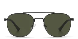Shop PERSOL Unisex Pillow Sunglasses in Black online.