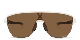 Shop Oakley Half-Rim Mask Sunglasses in Matte Warm Grey online.