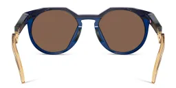 Shop Oakley HSTN Round Sunglasses in Blue online.
