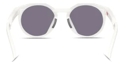 Shop Oakley HSTN Round Sunglasses in White online.