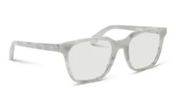 Shop OFF WHITE Unisex Square Eyeglasses in Marble online.