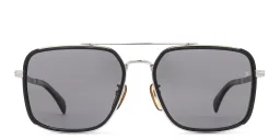 Shop Maui Jim Aeko Square Sunglasses in Silver online.
