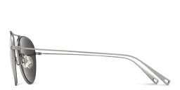 Shop Maui Jim Walaka Unisex Aviator Sunglasses in Silver online.