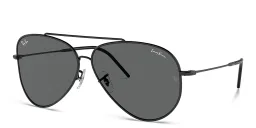 Shop Ray-Ban Pilot Reverse Unisex Sunglasses in Black online.