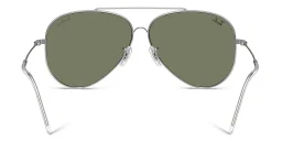 Shop Ray-Ban Reverse Unisex Pilot Sunglasses in Silver online.