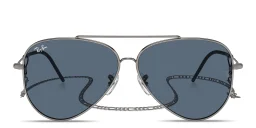 Shop Ray-Ban Pilot Reverse Unisex Sunglasses in Gunmetal online.