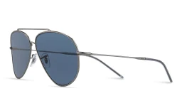 Shop Ray-Ban Reverse Unisex Wide Pilot Sunglasses in Gunmetal online.