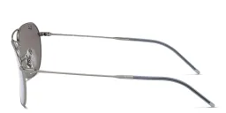 Shop Ray-Ban Caravan Reverse Unisex Wide Square Sunglasses in Gunmetal online.
