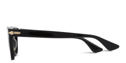 Shop MONTBLANC Square Sunglasses in Black online.