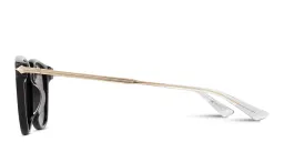 Shop MONTBLANC Square Sunglasses in Black online.